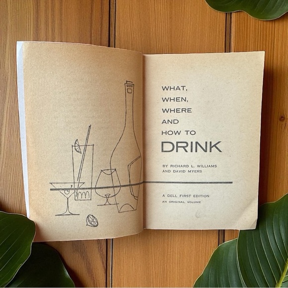 Vintage 1955 What, When, Where and How to Drink – First Edition Paperback - Picture 6 of 11